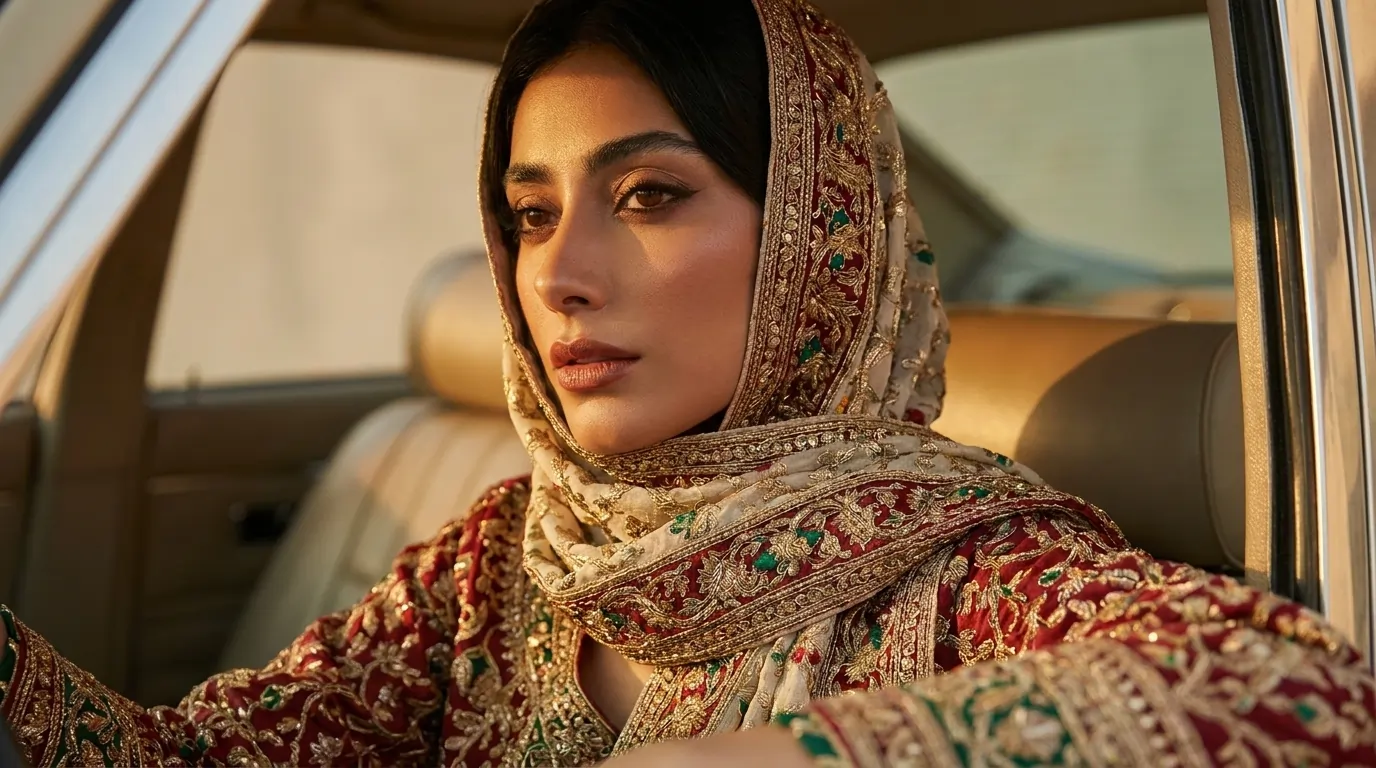 Embroidered fabric from UAE tailor 1